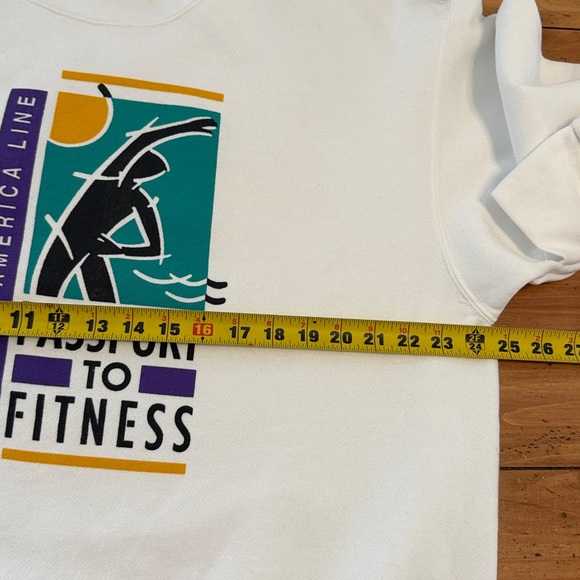 Passport to Fitness vintage 90’s Sweatshirt size XL - Picture 7 of 10